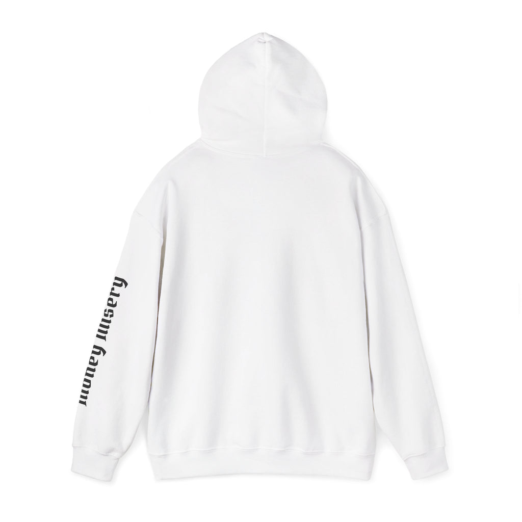 Aesthetic Pink or White Hoodie — "Money Misery" Graphic Pullover