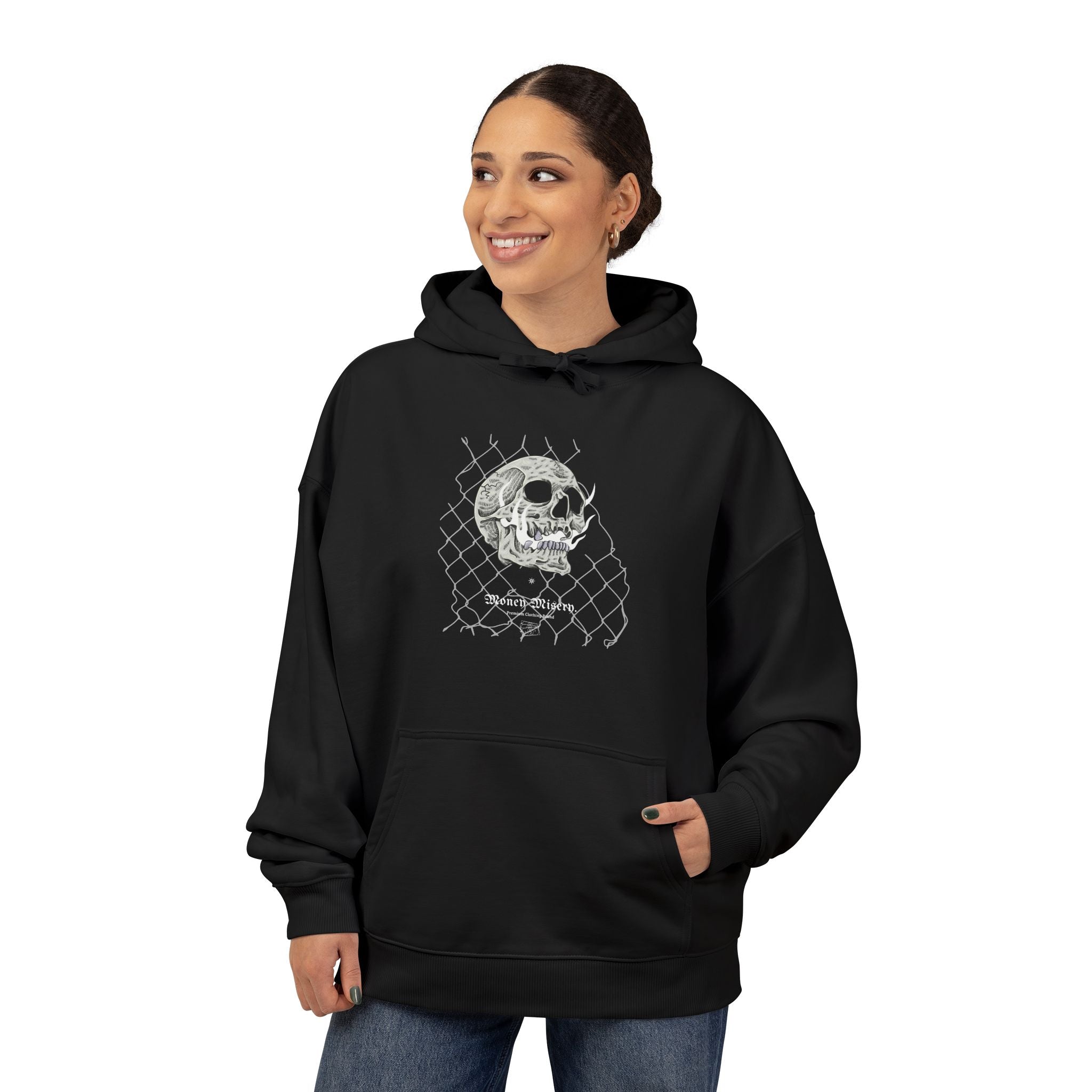 Money Skull Graphic Hoodie