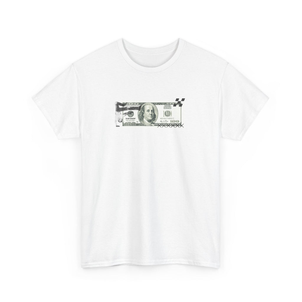 Money Band Tee — Minimal Dollar Bill Graphic Shirt