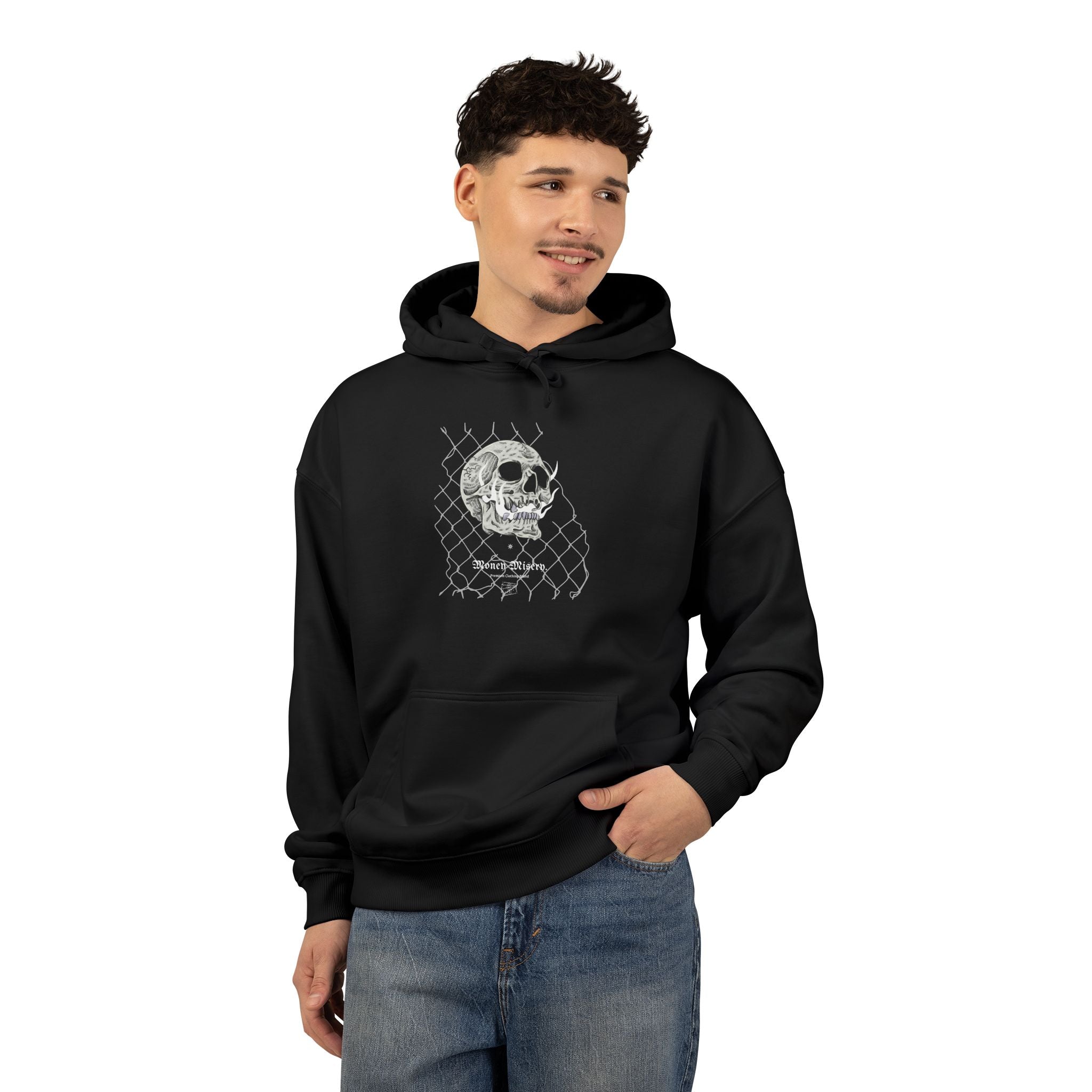 Money Skull Graphic Hoodie