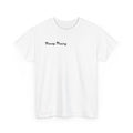 Graphic Tee — 'Money Misery / Not Everything Has a Price' Minimal Script T-Shirt